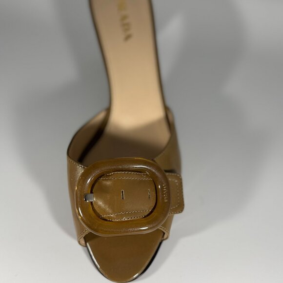 PRADA Patten Leather Slides - Picture 9 of 16